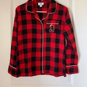 Red and Black Disney Flannel
